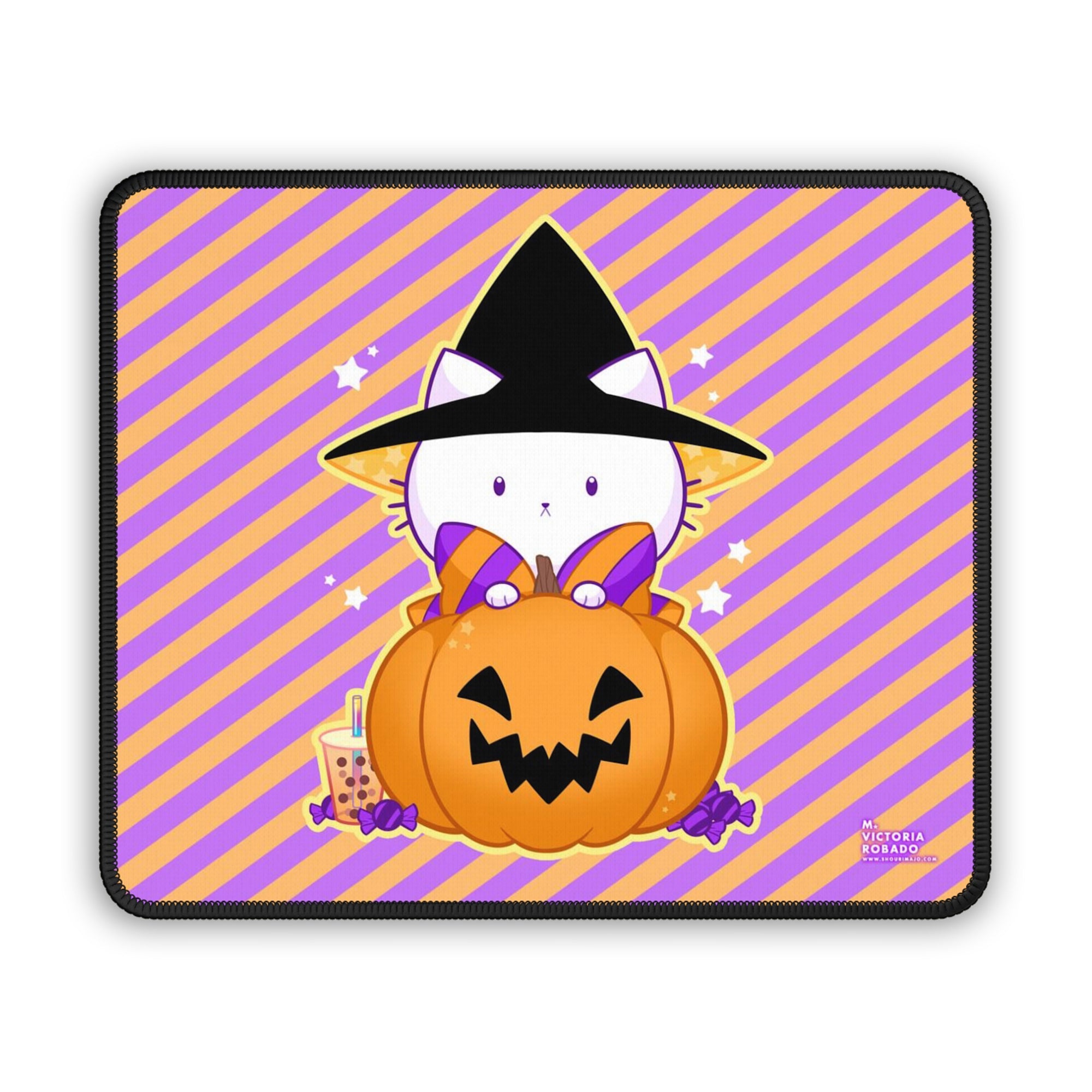 Bubble Kittea Halloween Mousepad