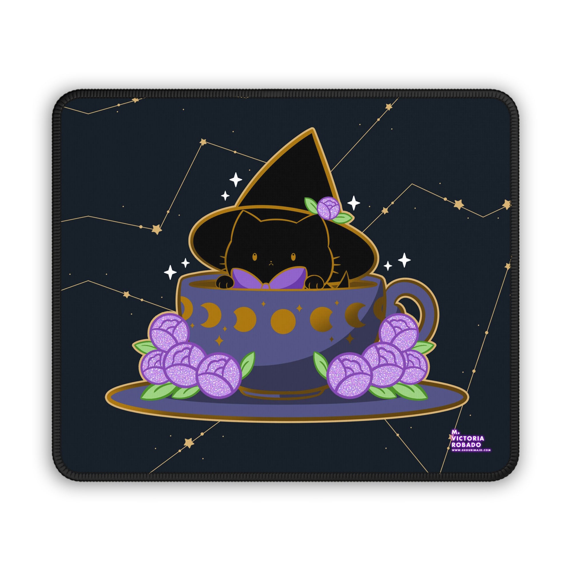 Sassy Kitties Witchy Kitties Magical Tea Mousepad