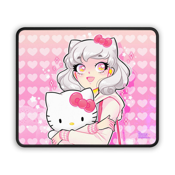 Hello Cutie Plushie Mousepad