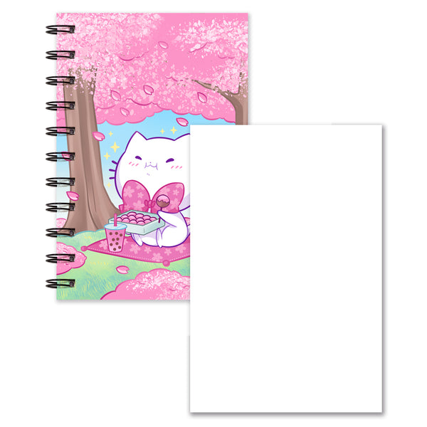 Bubble Kittea Hanami Notebook (Lined/Sketch/Sticker Album)