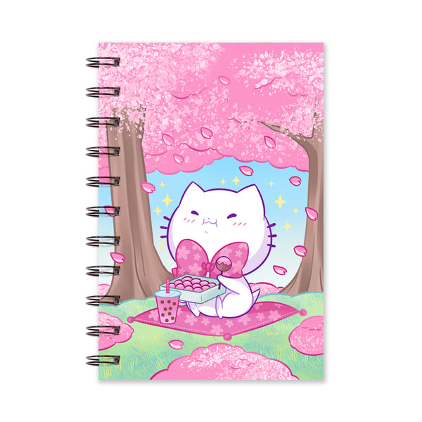 Bubble Kittea Hanami Notebook (Lined/Sketch/Sticker Album)