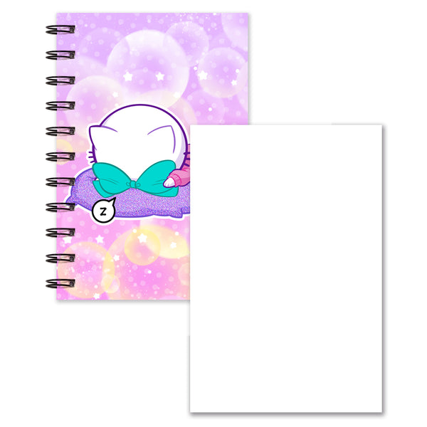 Bubble Kittea Nap Notebook (Lined/Sketch/Sticker Album)