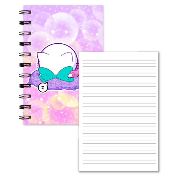 Bubble Kittea Nap Notebook (Lined/Sketch/Sticker Album)