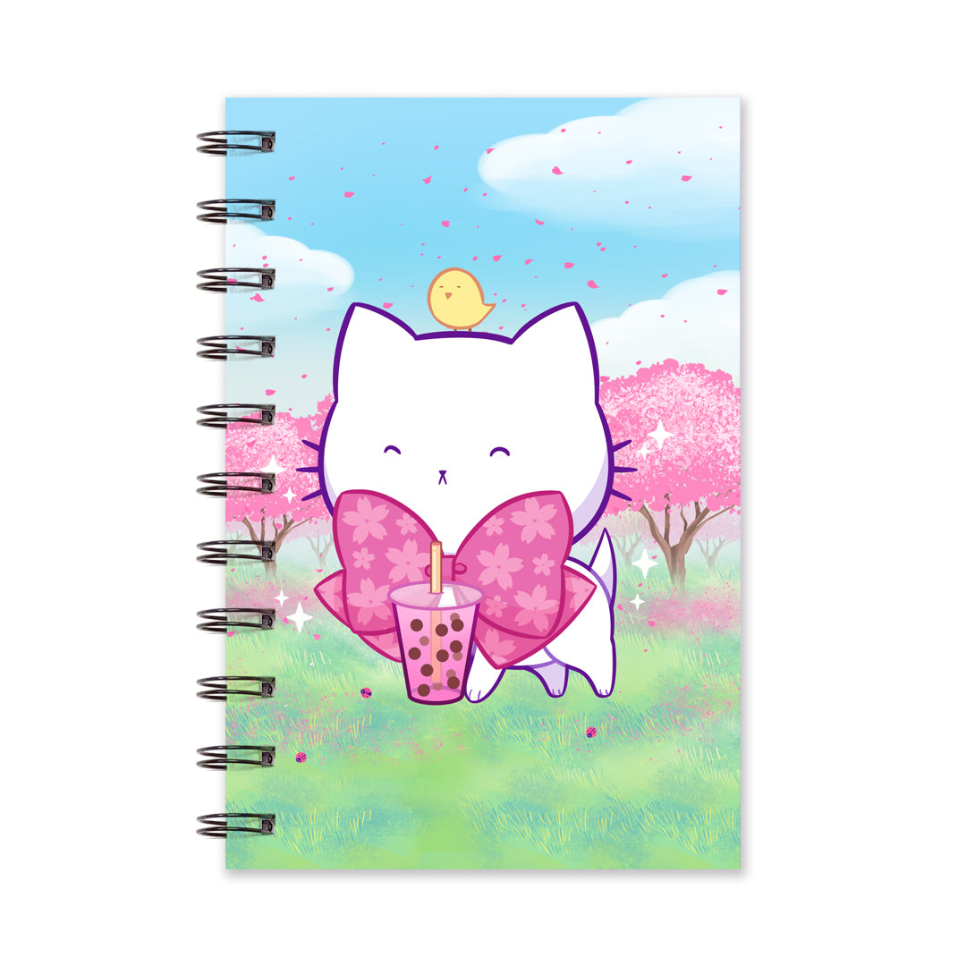 Bubble Kittea Spring (Lined/Sketch/Sticker Album)