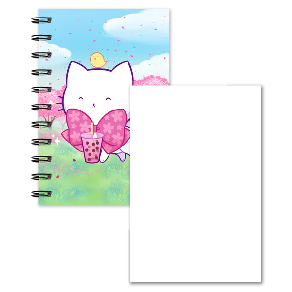 Bubble Kittea Spring (Lined/Sketch/Sticker Album)