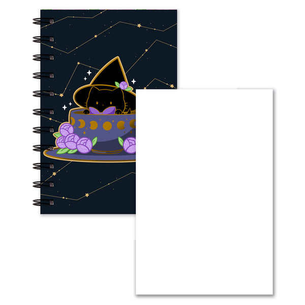 Sassy Kitties Witchy Kitties Magical Tea (Lined/Sketch/Sticker Album)