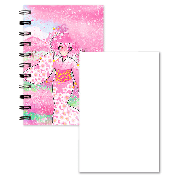 Cherry Blossom Notebook (Lined/Sketch/Sticker Album)