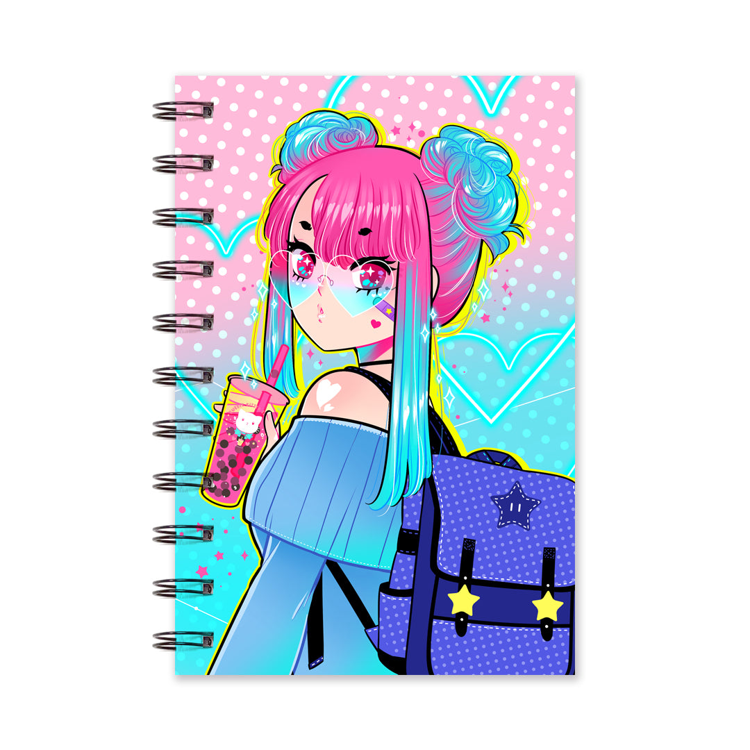 Gradients Studies Notebook (Lined/Sketch/Sticker Album)