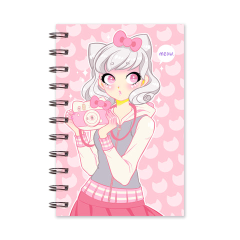 Hello Cutie Notebook (Lined/Sketch/Sticker Album)