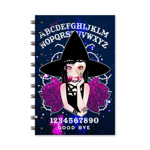 Ouija Witch Notebook (Lined/Sketch/Sticker Album)