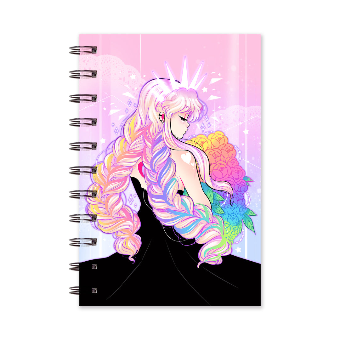 Prism Bouquet Notebook (Lined/Sketch/Sticker Album)