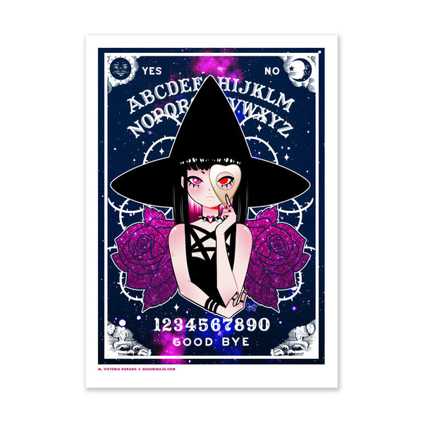 Ouija Witch Art Print (Signed)