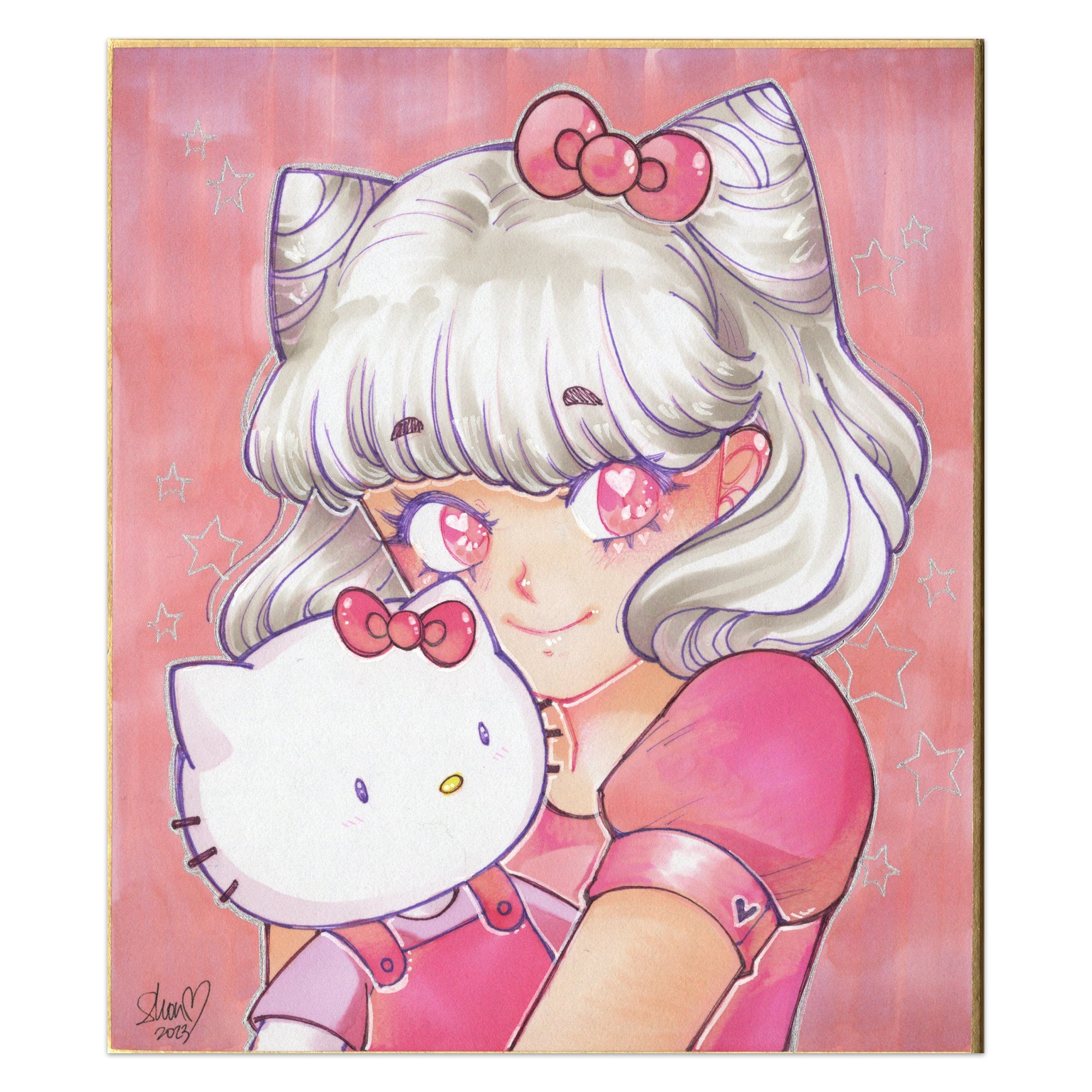 Original Hello Cutie Large Shikishi