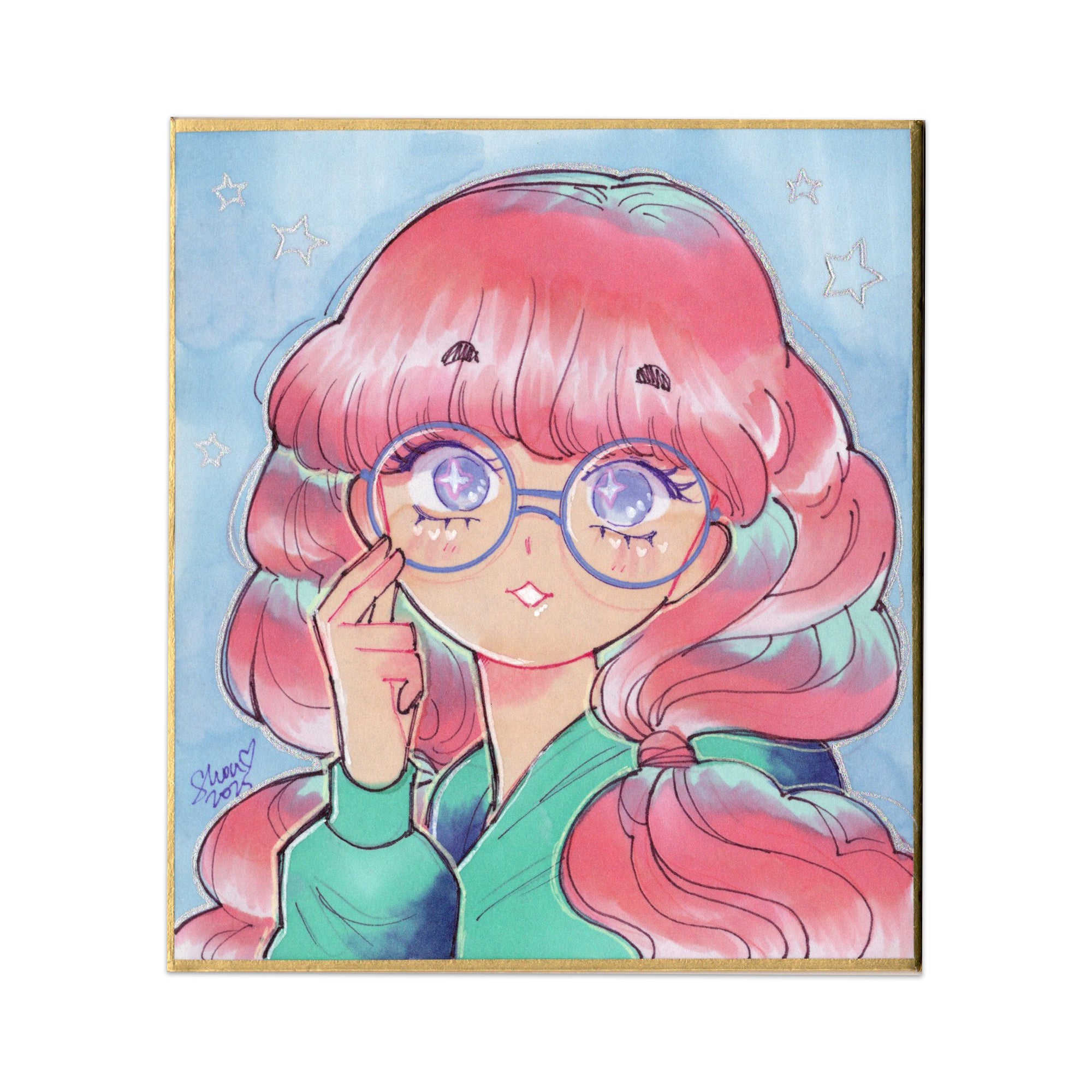 Original Bubbles Small Shikishi