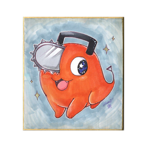 Original Pochita Small Shikishi