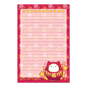 Sassy Kitties Sakura Matsuri Daruma Stationery Paper