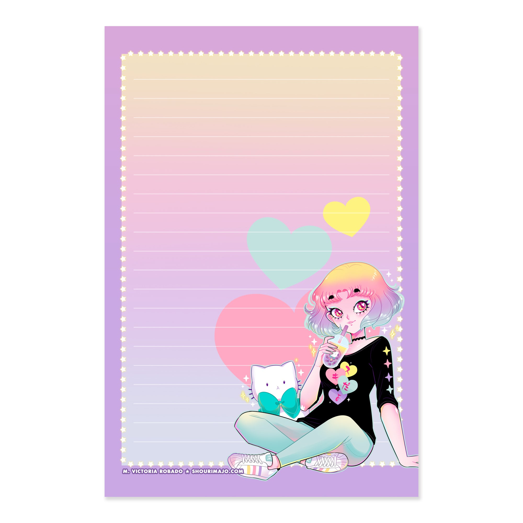 Suki Hearts Stationery Paper