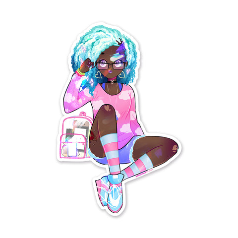 Sirena Sparkly Sticker