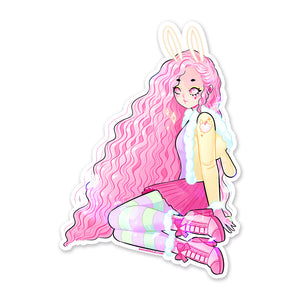 Usagi Sparkly Sticker