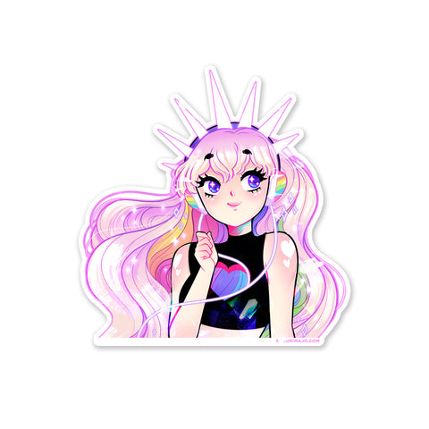 Prism Music Sparkly Sticker