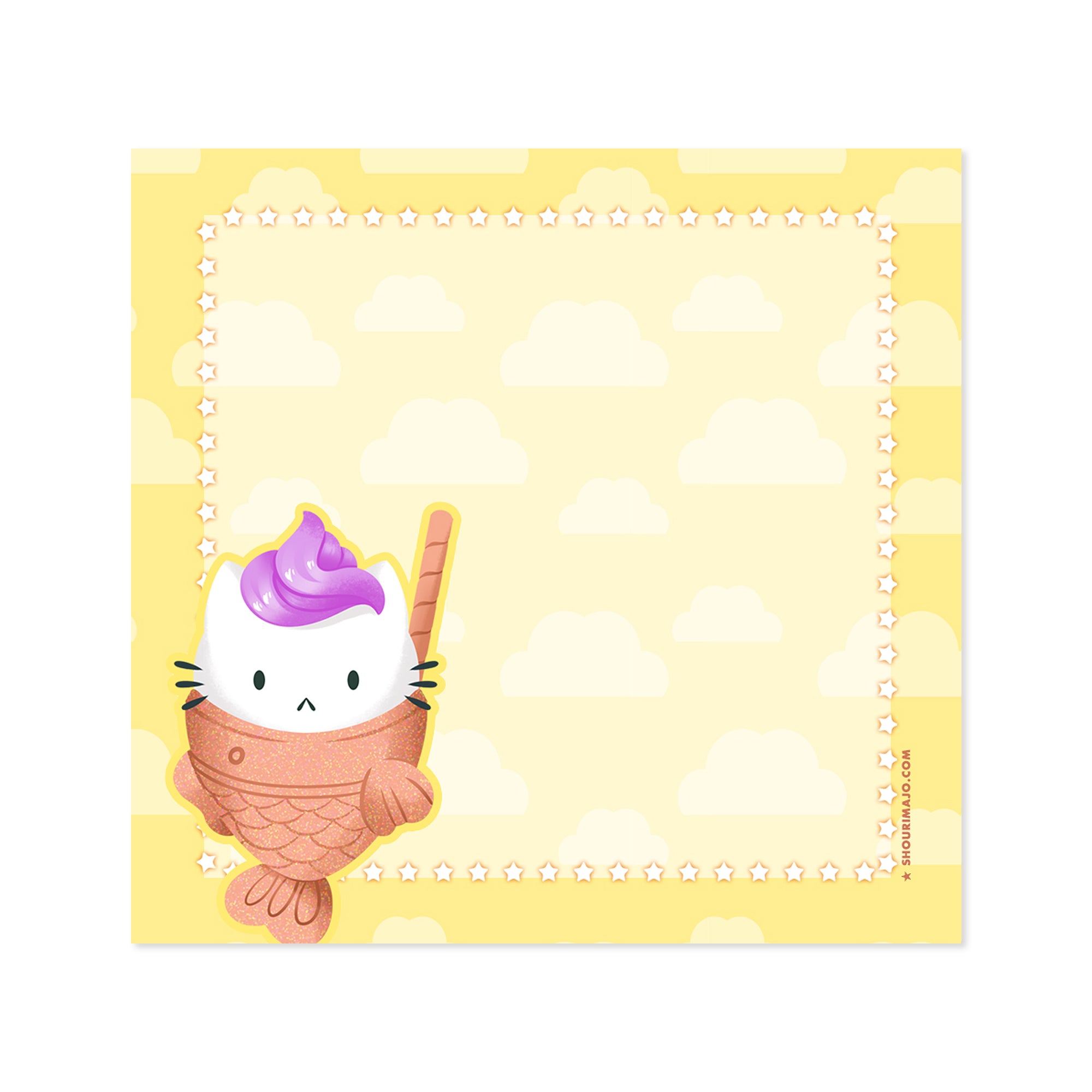 Sassy Kitties Summer Treats Taiyaki Sticky Notes