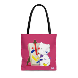 Sassy Kitties Artist Cat Tote Bag
