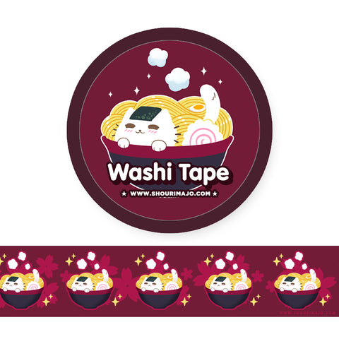 Sassy Kitties Sakura Matsuri Ramen Cat Washi Tape