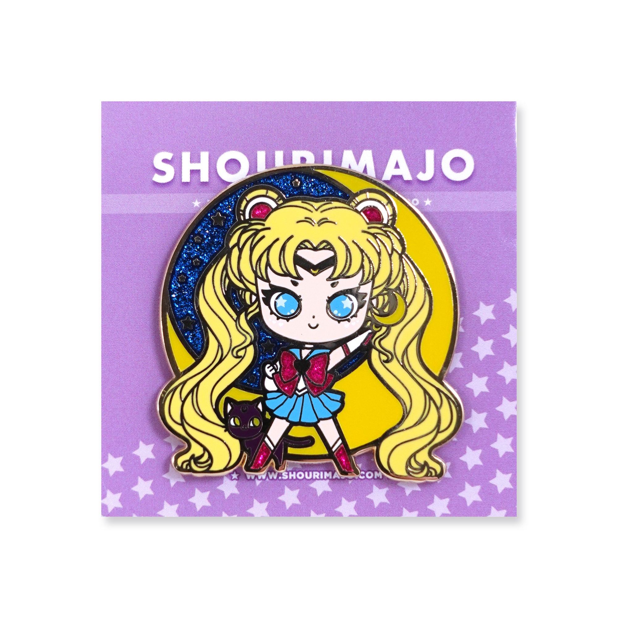 Chibi Sailor Cutie Moon Enamel Pin