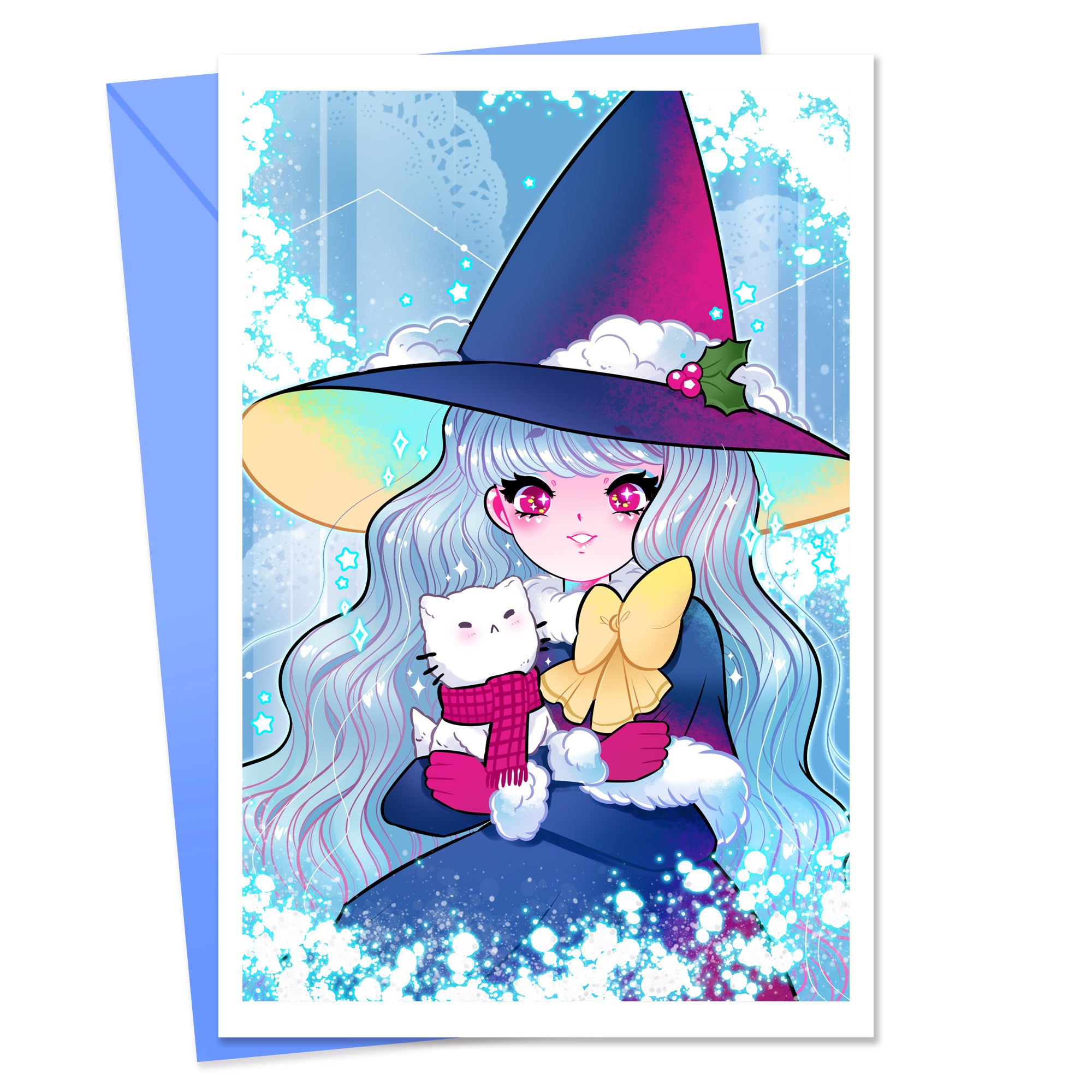 Winter Witch Greeting Card