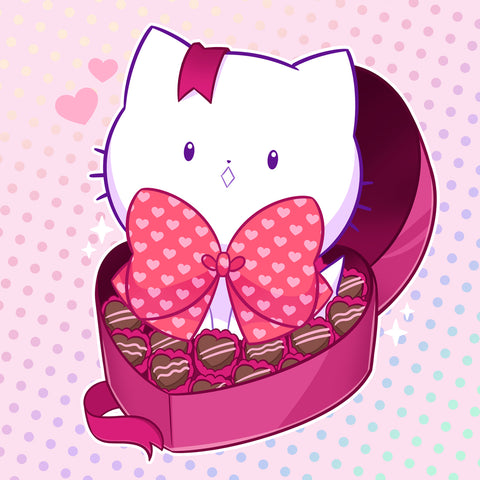 ✪ Patreon Cutie Mail Club: Bubble Kittea Box of Chocolates (February 2023)