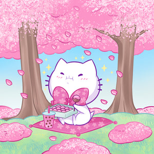 ✪ Patreon Cutie Mail Club: Bubble Kittea Hanami (April 2023)