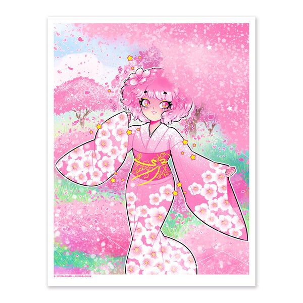 Cherry Blossom Art Print (Signed)