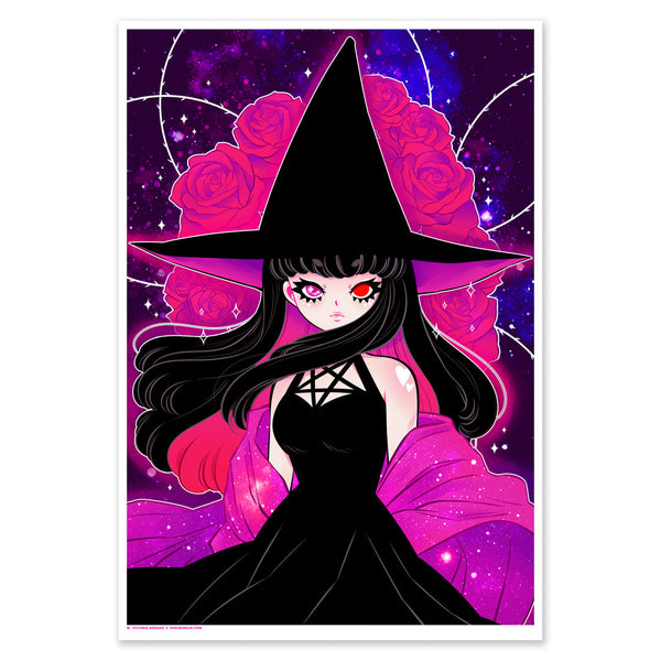 Ouija Witch Roses Art Print (Signed)