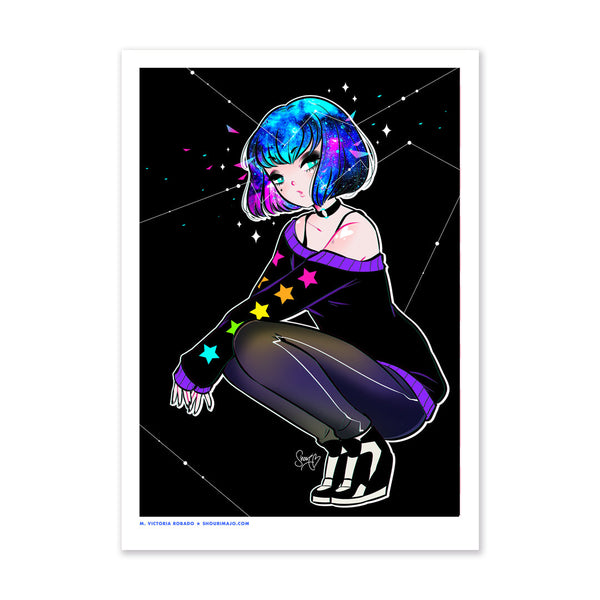 Spacehead Art Print (Signed)
