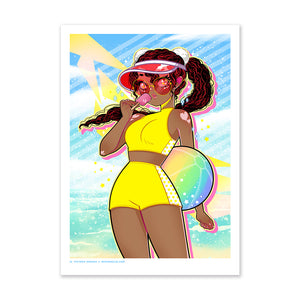 Sunny Summertime Art Print (Signed)