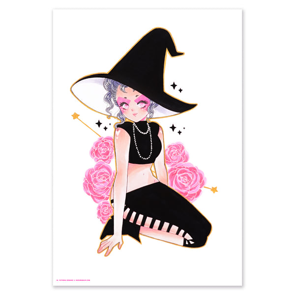 Cancer Witchtober Cosmeek Zodiac Art Print (Signed)