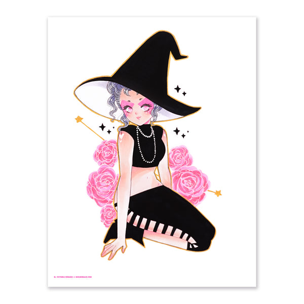 Cancer Witchtober Cosmeek Zodiac Art Print (Signed)