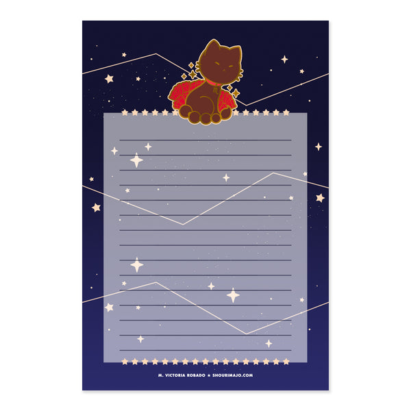 Cosmeek Zodiac Kitties Stationery Paper