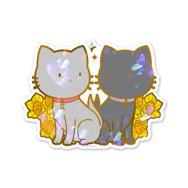 Cosmeek Zodiac Kitties Sparkly Stickers