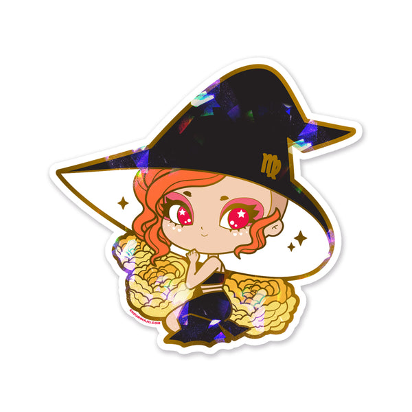 Cosmeek Zodiac Witches Sparkly Stickers