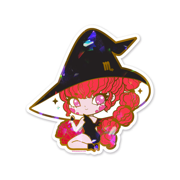 Cosmeek Zodiac Witches Sparkly Stickers