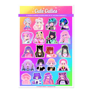 Cute Cuties Planner Sticker Sheet