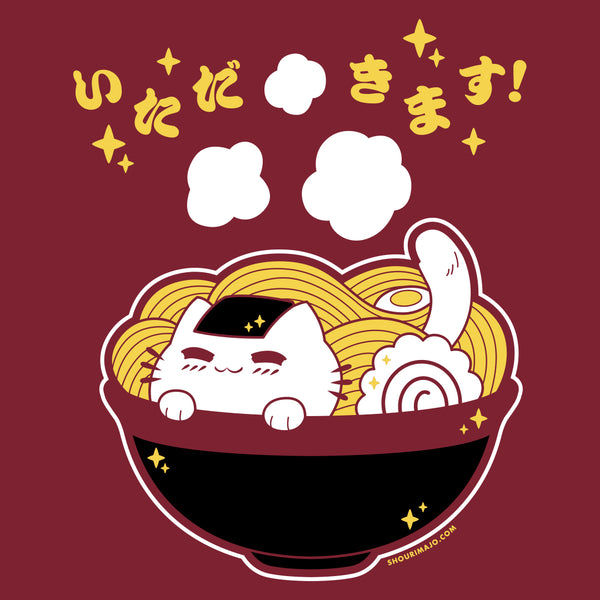 Sassy Kitties Sakura Matsuri Ramen Cat T-shirt